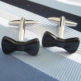 Enamel Cufflink Cuff Link 1 Pair Big Promotion Cylinder Fish Pain Gain Crown Bow