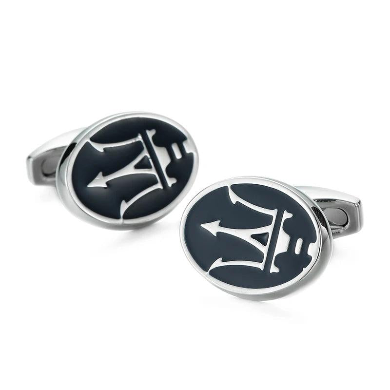 Summer Light Copper Car Logo Cufflinks French Shirt Cufflinks
