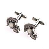 Retro Helmet Cufflinks Shirt Cuff Links Hot