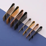5Pcs/Lot Stainless Steel Mirror Tie Clip Money Clamp Business DIY Accessories