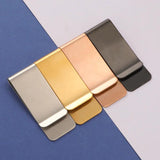 5Pcs/Lot Stainless Steel Mirror Tie Clip Money Clamp Business DIY Accessories