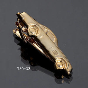 Plane Model Tie Clip for Men Metal Electroplate Business Tie Clip