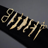 Plane Model Tie Clip for Men Metal Electroplate Business Tie Clip