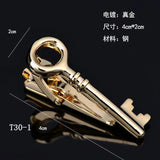 Plane Model Tie Clip for Men Metal Electroplate Business Tie Clip