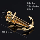 Plane Model Tie Clip for Men Metal Electroplate Business Tie Clip