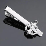 Golden AK47 Pistol Anchor Crystal Tie Clip