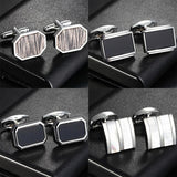 French Shirts Cufflinks Classic Wedding Gift Silvery Brown Copper Cufflink
