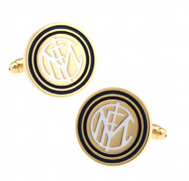 Men's Football Club Cufflink in Golden