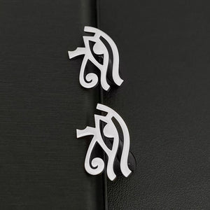 Eye of Horus Cufflinks for Mens Stainless Steel Amulet Jewelry