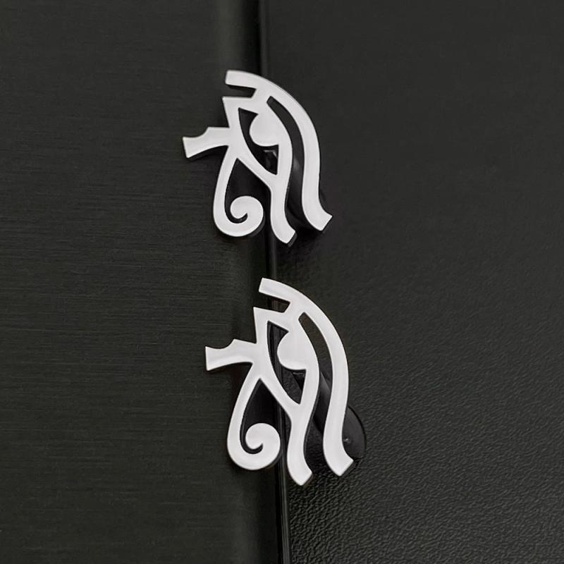 Eye of Horus Cufflinks for Mens Stainless Steel Amulet Jewelry