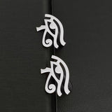 Eye of Horus Cufflinks for Mens Stainless Steel Amulet Jewelry