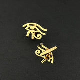 Eye of Horus Cufflinks for Mens Stainless Steel Amulet Jewelry