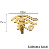 Eye of Horus Cufflinks for Mens Stainless Steel Amulet Jewelry