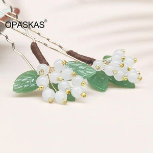 U-shaped Hair Sticks Hairpins For Women Vintage Wedding Headwear