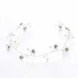 Long Hair Jewelry Headbands 16 Styles Leaf Pearl Crystal Women Hair Ribbon Tiara