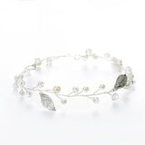 Long Hair Jewelry Headbands 16 Styles Leaf Pearl Crystal Women Hair Ribbon Tiara