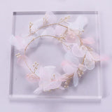Long Hair Jewelry Headbands 16 Styles Leaf Pearl Crystal Women Hair Ribbon Tiara