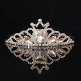 Rhinestone Crystal Tiara Wedding Crown Hair Jewelry Bridal Headpiece