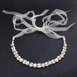 Austrian Crystal Women Head Chains Wedding Hair Jewelry Bride Headbands