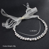 Austrian Crystal Women Head Chains Wedding Hair Jewelry Bride Headbands