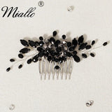 Crystal Flower Hair Combs Clips Bridal Wedding Hair Accessories
