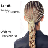 Long Tassel Chain Headbands Hairpins Clip Bridal Wedding Hair Accessories