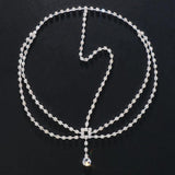 Stonefans Boho Rhinestone Forehead Headband for Bride Tiara Crystal Headdress