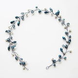 Colorful Crystal Headband Wedding Hair Jewelry Pearl Hair Ornament