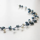 Colorful Crystal Headband Wedding Hair Jewelry Pearl Hair Ornament
