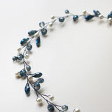 Colorful Crystal Headband Wedding Hair Jewelry Pearl Hair Ornament