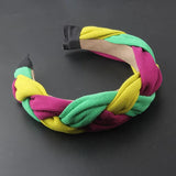 Exaggerated Printed Fabric Knotted Headband Ins Hair