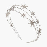 Stonefans Rhinestone Star Tiara Headband Wedding Bridal Jewelry