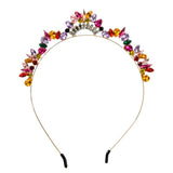 Rhinestone Bridal Hair Jewelry Flowers Headbands For Women