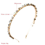 Rhinestone Bridal Hair Jewelry Flowers Headbands For Women