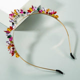 Rhinestone Bridal Hair Jewelry Flowers Headbands For Women