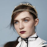 Rhinestone Bridal Hair Jewelry Flowers Headbands For Women