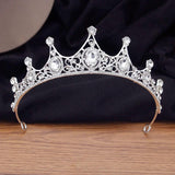 Girls Crystal Crown Tiara Headdress Hair Jewelry
