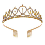 Girls Birthday Crown Headbands Prom Party Tiaras Set