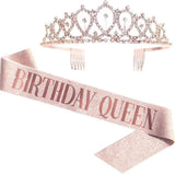 Girls Birthday Crown Headbands Prom Party Tiaras Set