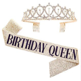 Girls Birthday Crown Headbands Prom Party Tiaras Set