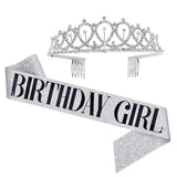 Girls Birthday Crown Headbands Prom Party Tiaras Set