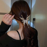 Metal Butterfly Hair Claw Clips for Women Geometric Headwear Girls Jewelry