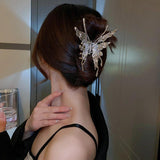 Metal Butterfly Hair Claw Clips for Women Geometric Headwear Girls Jewelry