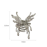 Metal Butterfly Hair Claw Clips for Women Geometric Headwear Girls Jewelry
