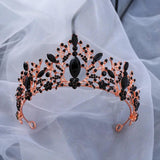 Colorful Crystal Rhinestone Crowns Wedding Hair Accessories