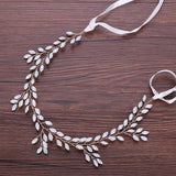 Western Wedding Head Jewelry Headband For Bride Leaf Hair Accessories