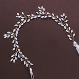 Western Wedding Head Jewelry Headband For Bride Leaf Hair Accessories