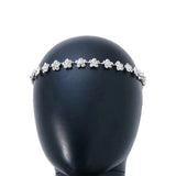 Stonefans Boho Flower Rhinestone Forehead Head Jewelry For Women