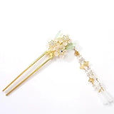 Vintage Metal Chinese Hairpin Flower Hair Accessory