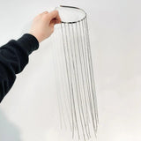 Rhinestone Tassel Wedding Bride Hairband